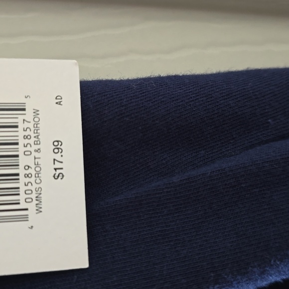 CROFT AND BARROW WOMEN'S PLUS SIZE BLUE SLEEVELESS SUMMER TOP SIZE XXL - Picture 7 of 14